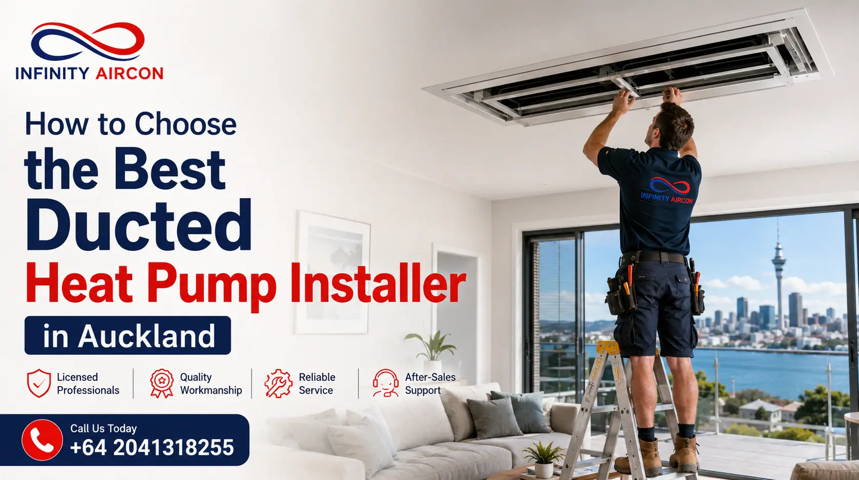 ducted heat pump installer Auckland
